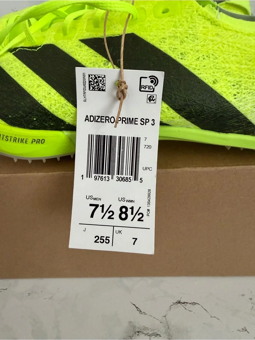 Adidas Adizero Prime SP 3 Strung Track & Field Running Shoes Spikes Men’s Sizes